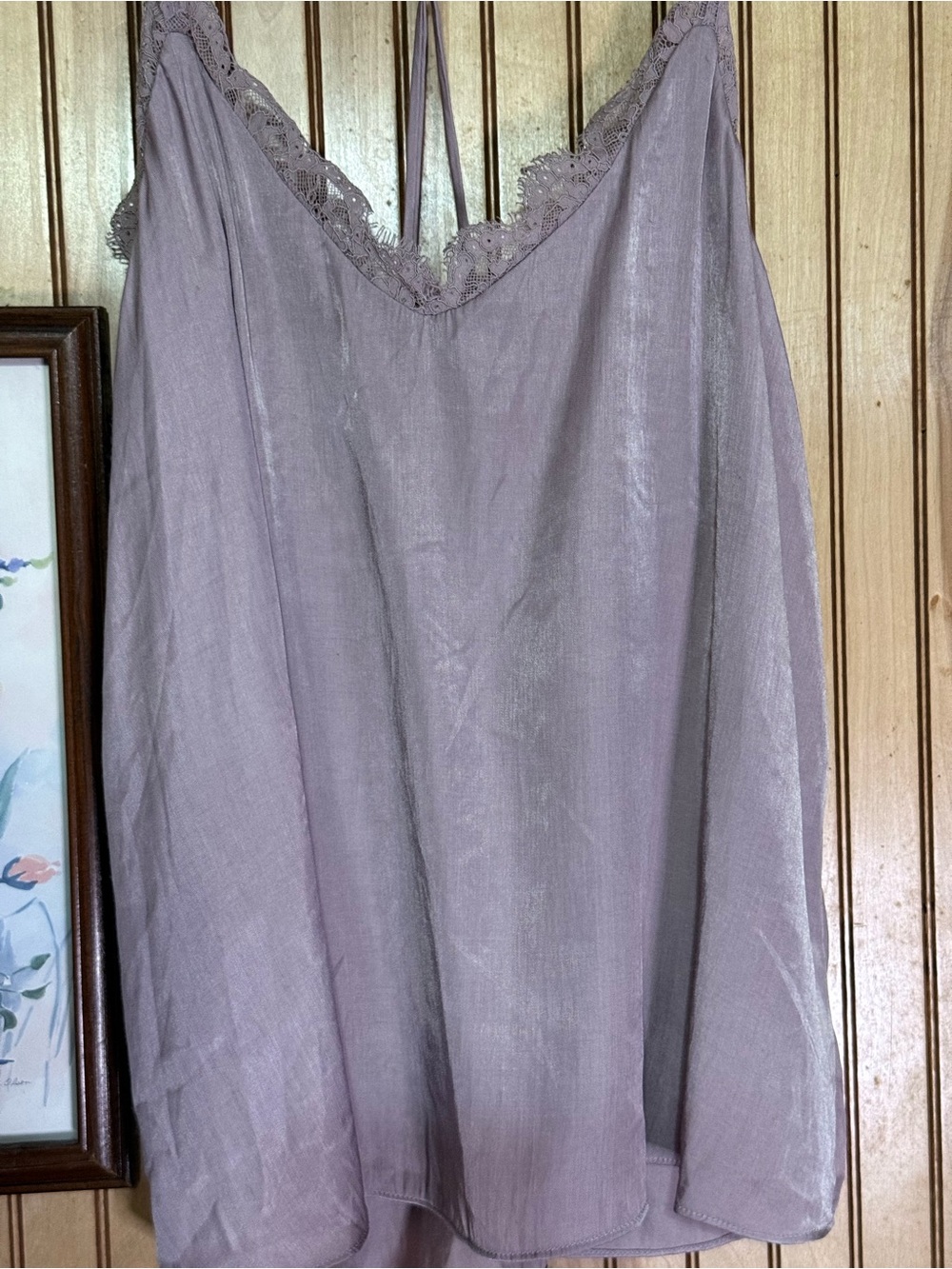 NWT 💜 Mustard Seed Lavender Lace-Trim Sleep Chemise